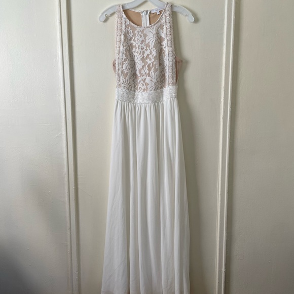 Lulus White Bridal Lace Maxi Dress - Picture 2 of 4